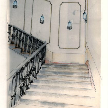 Gerbaud Ház lépcsőház